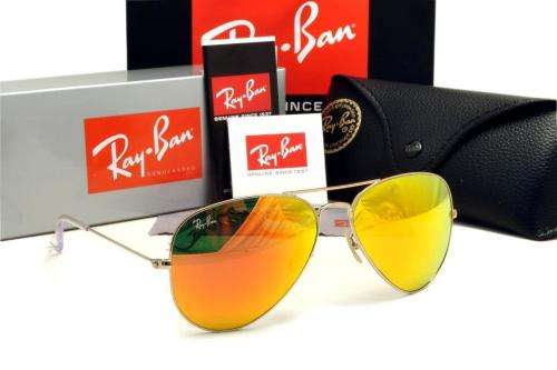 RAYBAN AVIATOR METAL GOLD/YELLOW MIRROR