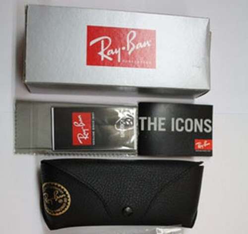 RAYBAN JUSTIN  POLARIZED BLACK RB4165