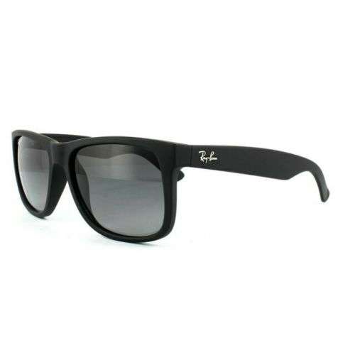 RAYBAN JUSTIN  POLARIZED BLACK RB4165