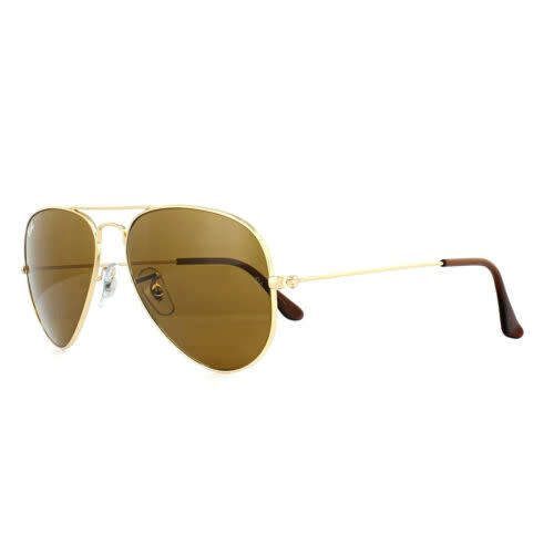 RAYBAN AVIATOR GOLD/BROWN RB3025