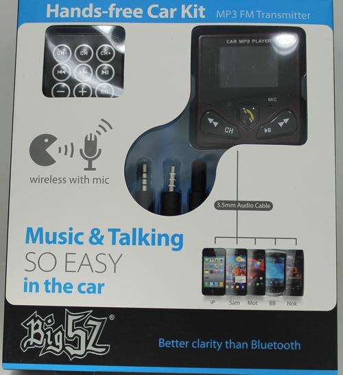 HANDS-FREE CARKIT MP3 FMTRANSMITTER (BIG5Z)