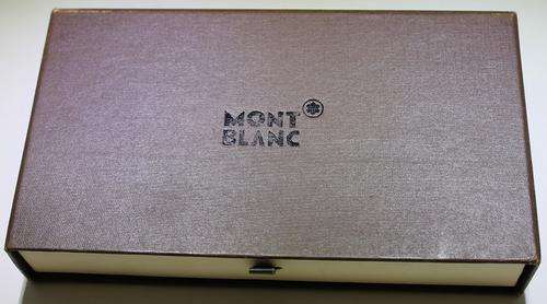 MENS  AUTHENTIC  MONT BLANC LEATHER  WALLET