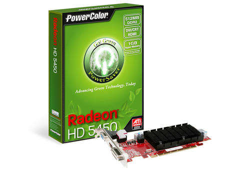 PowerColor! Go Green Radeon HD5450 1GB