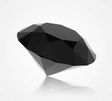A+++ Cut Dlack diamond, Free shipping