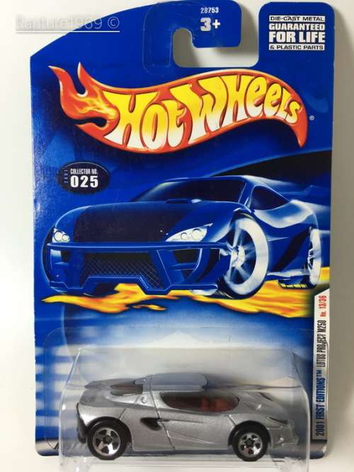 HW-Lotus M250 -2001 First Editions #13 -Silver-Long Card-