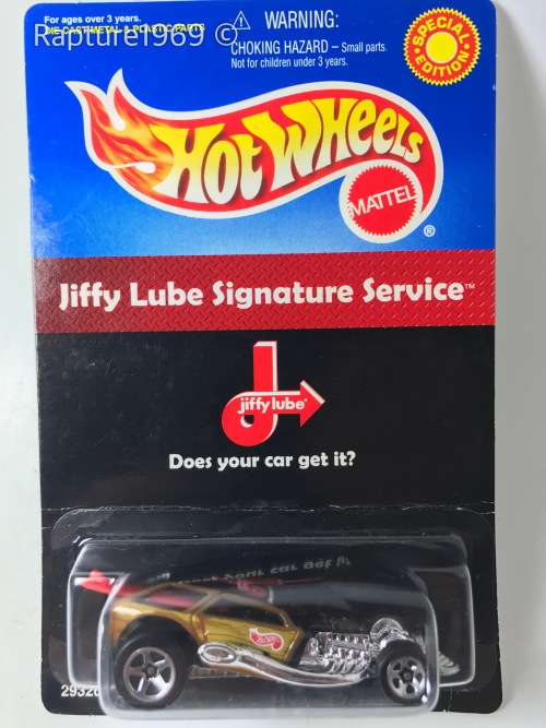 Hot Wheels-Surf Crate-2001 Jiffy Lube Exclusive-Black-Long Card