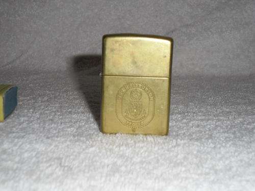 Zippo Lighter (USS HALYBURTON FFG 40) - See pictures for condition