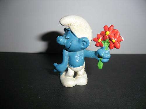 Valentine Smurf Vintage - see photos for condition