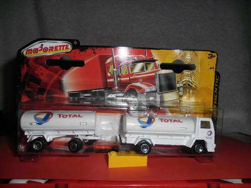 Majorette Ford Petrol Tanker and Trailer - Total - (Mint on Card)