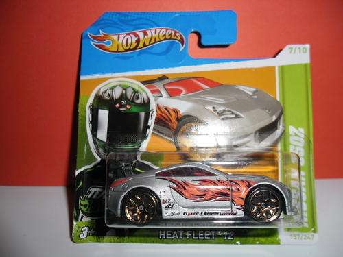 Hot Wheels Nissan 350Z  2012 Heat Fleet (Mint on Card)