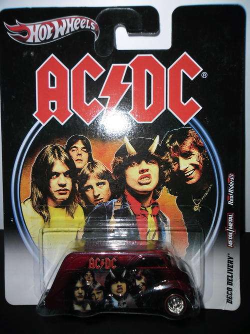Hot Wheels AC/DC Deco Delivery Van (mint on Long Card)