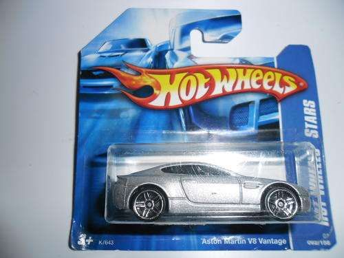 Hot Wheels Aston Martin V8 Vantage 2007 Code Car #08 (Mint on Short Card)