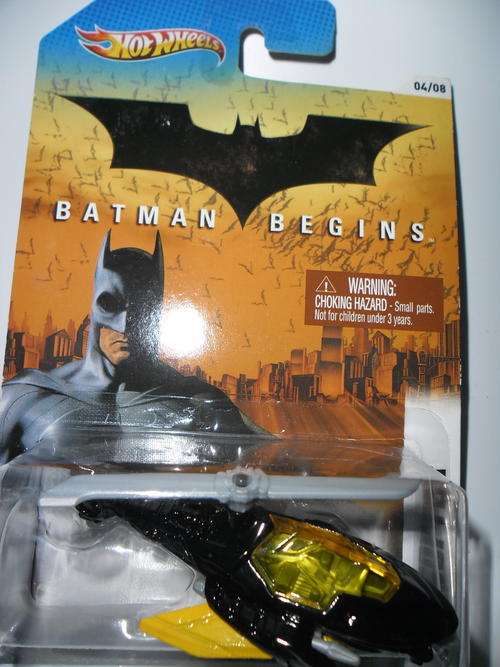 Hot Wheels Batman Batcopter - 4 of 8 Batmobile (Mint on Long Card)