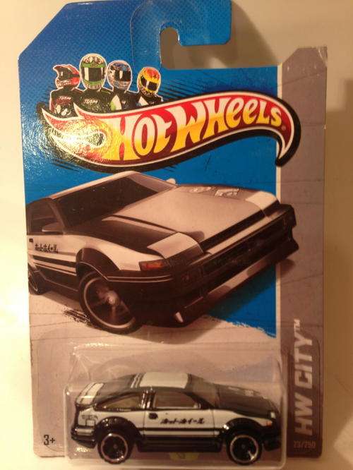 Hot Wheels - Toyota AE 86 Corolla - 2013 Hot Wheels HW City Nightburnerz