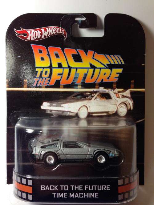 Hot Wheels - Back to the Future Time Machine - 2013 Retro Entertainment Series