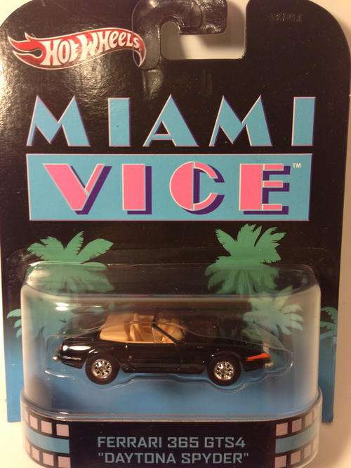 Hot Wheels - Miami Vice - Ferrari 365 GTB4 Daytona Spyder - 2013 Retro Entertainment Series