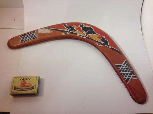 Wooden Boomerang - Hand Made in Australia - See photos for detail