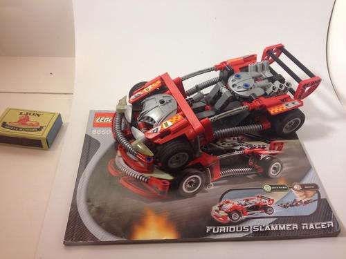 Genuine Lego Furious Slammer racer - No Box - instructions included - See pictures for condition