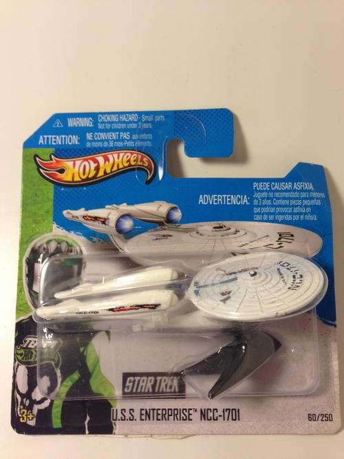 Hot Wheels - U.S.S. Enterprise NCC-1701 - 2013 HW Imagination - Mint on Short Card