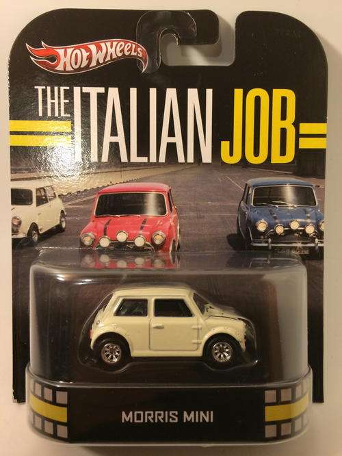 Hot Wheels - Morris Mini - The Italian Job - 2013 Retro Entertainment Series