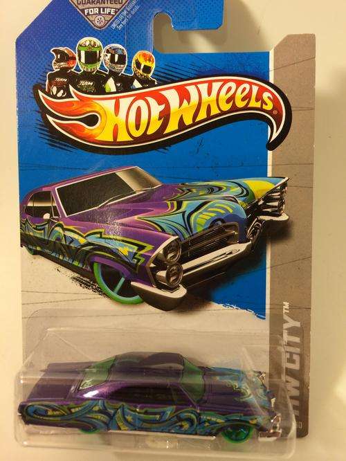 Hot Wheels 65 Pontiac Bonneville 2013 Hot Wheels HW City Graffiti Rides - Mint on Long Card