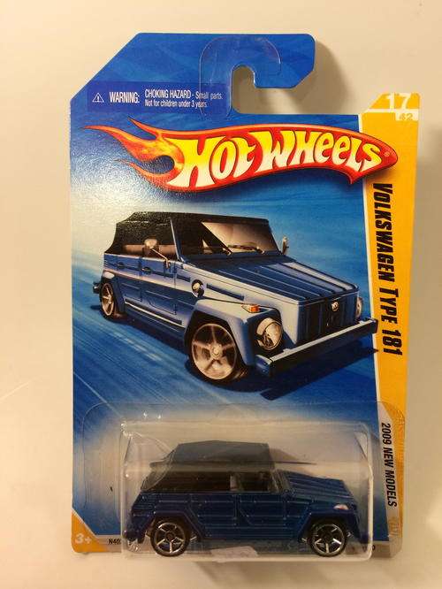 Hot Wheels Volkwagen Type 181 2009 New Models - Mint on Long Card