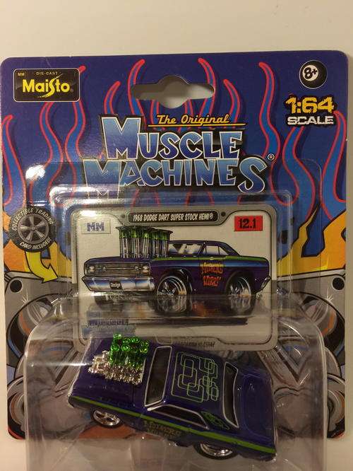 Muscle Machines - 1968 Dodge Dart Super Stock Hemi - Mint on Card