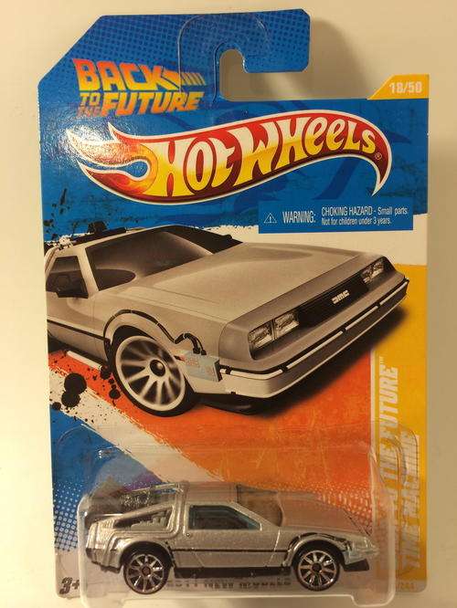Hot Wheels Back To The Future Time Machine 81 Delorean DMC-12 - 2011 HW Premiere