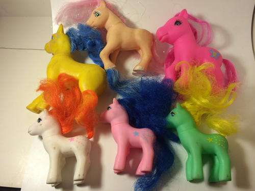 Batch of toy Ponies - See pictures for condition