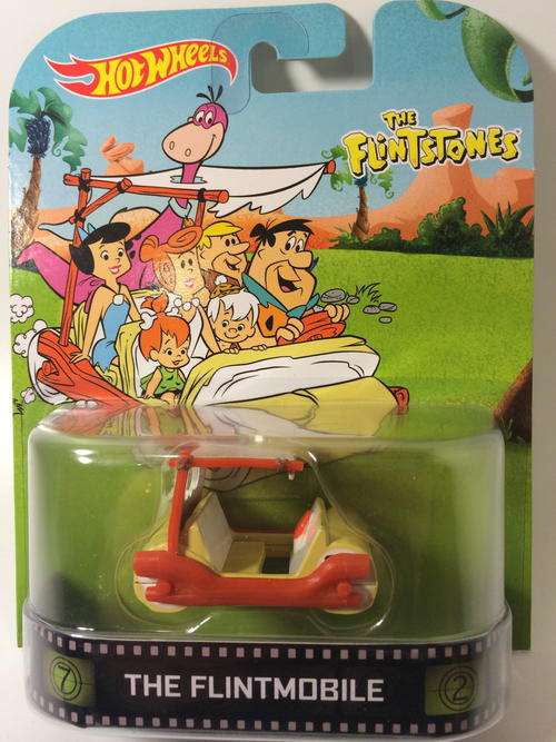 Hot Wheels - The Flintstones Flintmobile - 2014 Retro Entertainment The Flintstones