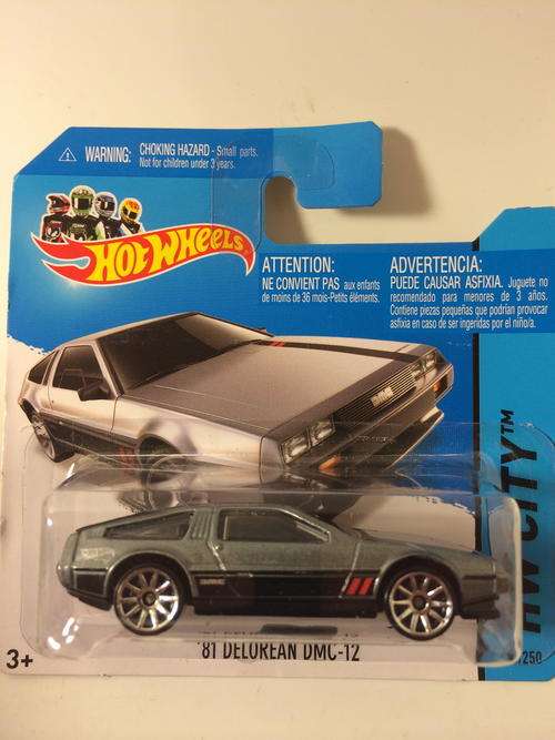 Hot Wheels 81 Delorean DMC-12  2014 Hot Wheels HW City Speed Team