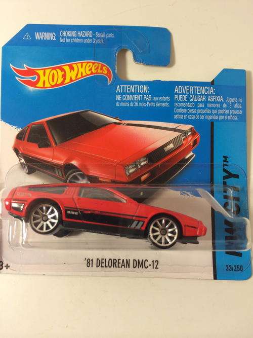 Hot Wheels 81 Delorean DMC-12  2014 Hot Wheels HW City Speed Team