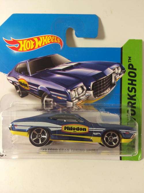 Hot Wheels 72 Ford Gran Torino Sport - 2014 Hot Wheels HW Workshop Performance