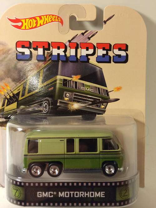 Hot Wheels - GMC Motothome - 2014 Retro Entertainment Stripes