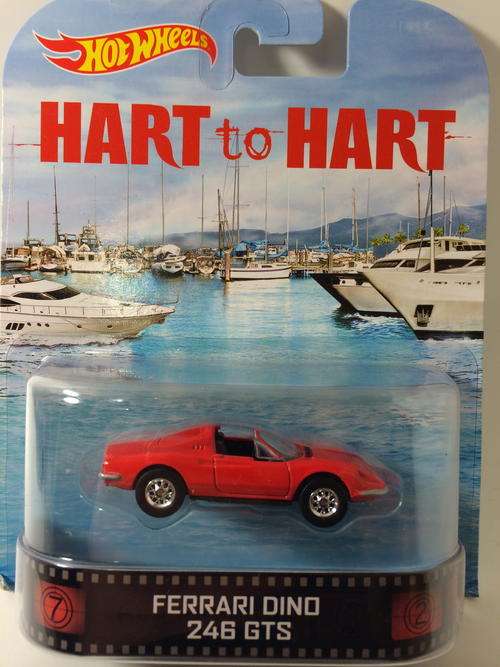Hot Wheels - Ferrari Dino 246 GTS - 2014 Retro Entertainment Hart to Hart