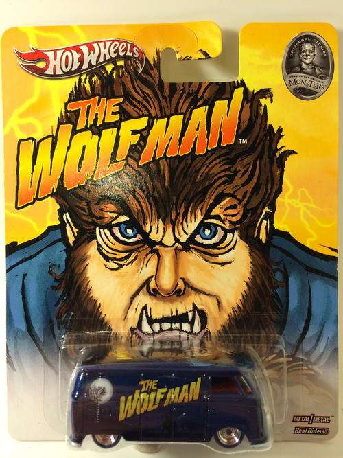 Hot Wheels - Volswagen T1 Panel Bus - 2013 Hot Wheels Pop Culture Universal Studios The Wolfman