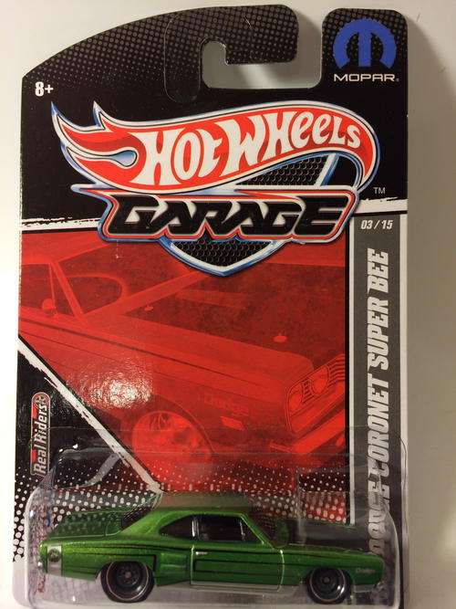 Hot Wheels - 69 Dodge Coronet Super Bee - 2011 Hot Wheels Garage Mopar Series 03/15