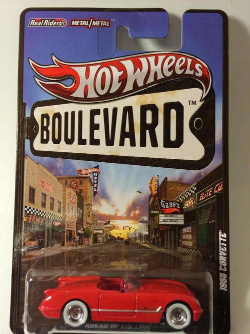Hot Wheels - 1955 Corvette - 2012 Hot Wheels Boulevard Ahead Of It's Time