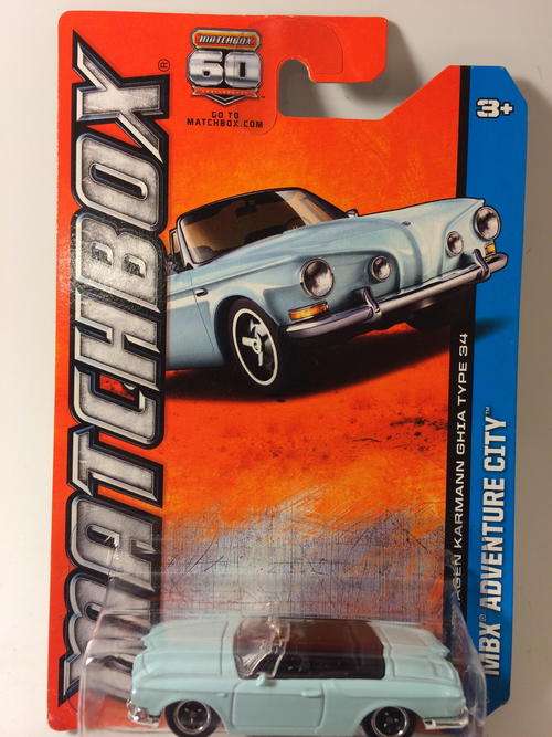 Matchbox - Volkswagen Karmann Ghia Type 34 - MBX Adventure City