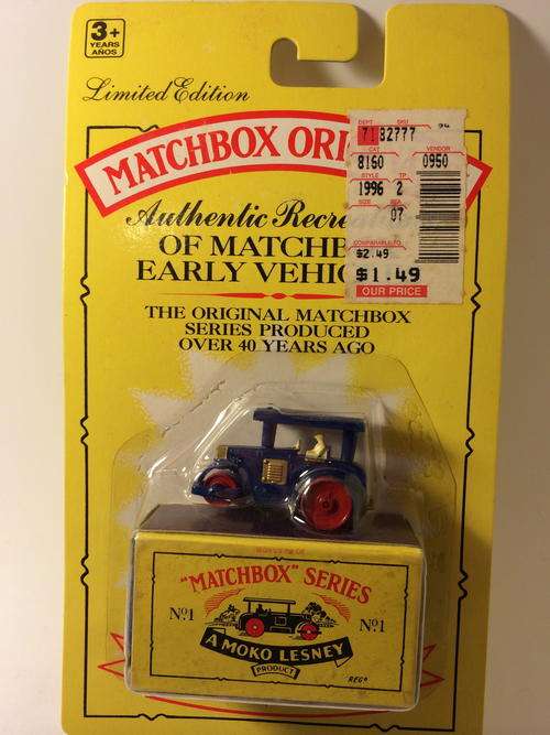 Matchbox - Aveling Bedford Roller - Matchbox Originals 1993