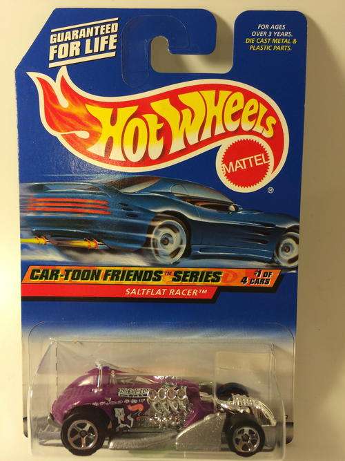Hot Wheels - Saltflat Racer  - 1999 Car-toon Friends Series #1
