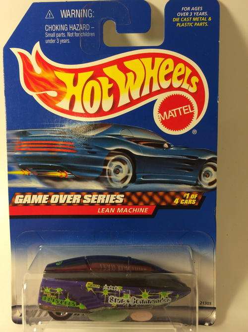 Hot Wheels - Lean Machine  - 1999 Game Over Series #1