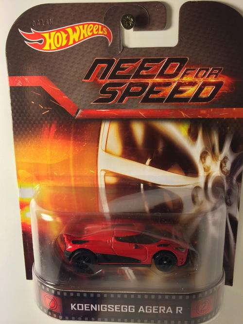 Hot Wheels - Koenigsegg Agera R - 2014 Retro Entertainment Series - Need for Speed