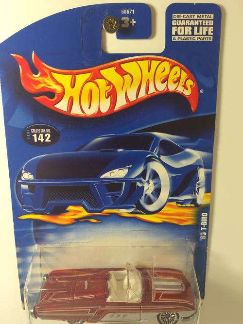 Hot Wheels - 63 Ford T-Bird - 2001 Hot Wheels #142