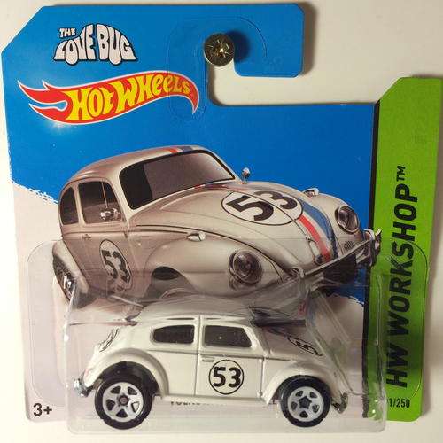 Hot Wheels Volkswagen Beetle 2014 Hot Wheels HW All Stars Herbie The Love Bug - Mint on Short Card