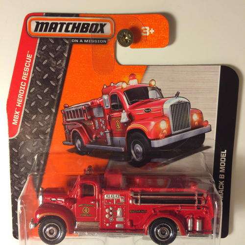 Matchbox - 1963 Mack B Model Fire Truck - Matchbox 2014