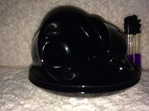 Black glass espresso cups and saucers -  Arcoroc - Made in France