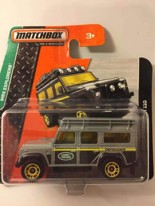 Matchbox - Grey - Land Rover Defender 110 - 2014 MBX Explorers