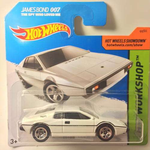 Hot Wheels - White - Lotus Esprit S1 - 2015 Hot Wheels HW Workshop HW Garage New Casting  - Carded