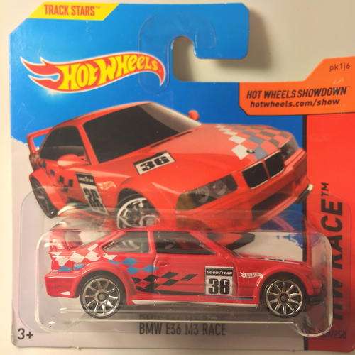 Hot Wheels - BMW E36 M3 Race - 2014 Hot Wheels HW Race Track Stars New Casting